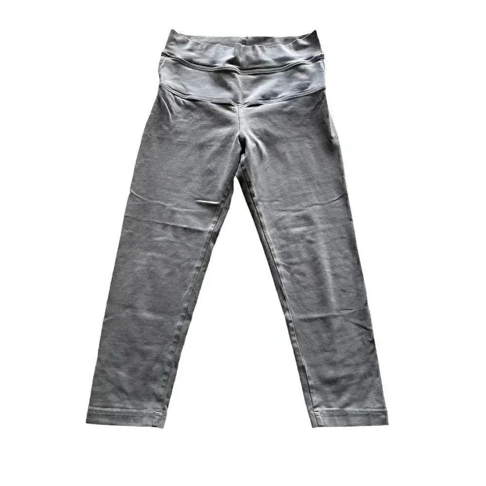 Hard Tail Forever Cotton Lycra Grey Skinny Capri Leggings Sz S